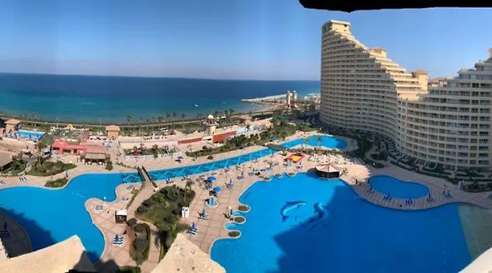 شقة Porto Sokhna Pyramids With Sea View Families Only *