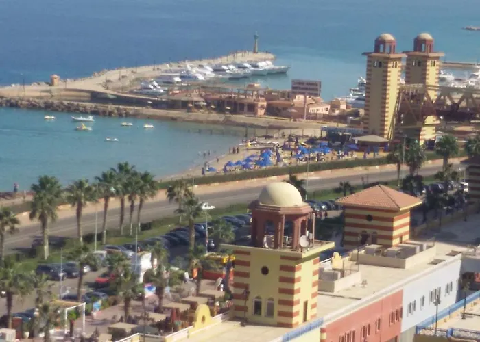 شقة Porto Sokhna Pyramids With Sea View Families Only